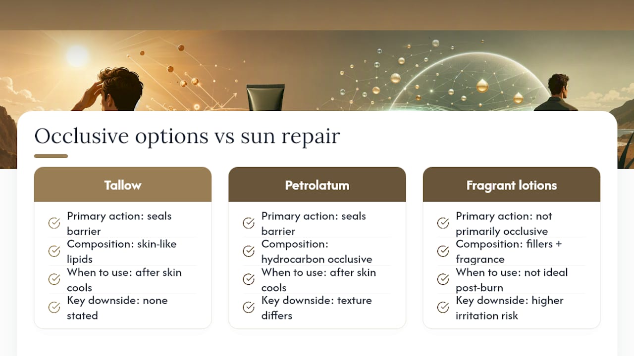 Why Men's Skin Needs a Simpler Repair Approach — overview diagram
