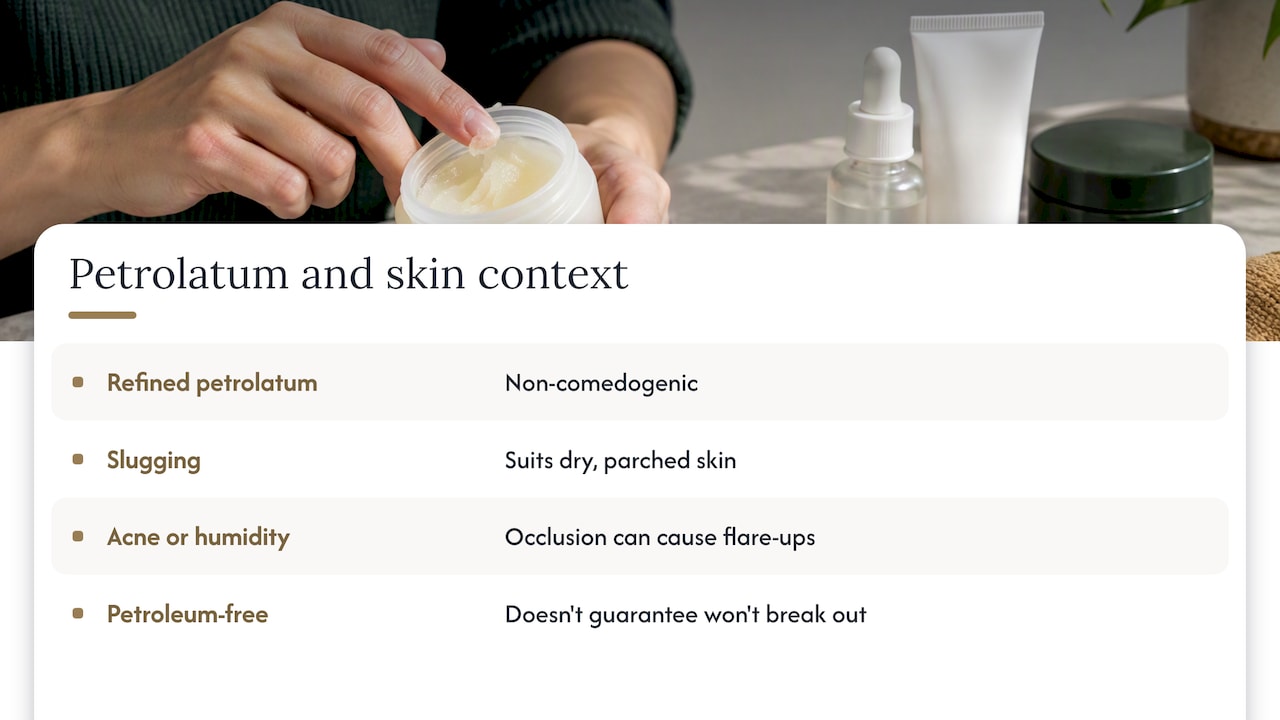 Is petrolatum safe for your face? — overview diagram